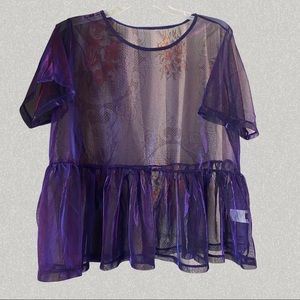 blouse transparent fabric